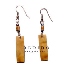 Natural Beads Dangling Earrings