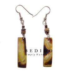 Natural Beads Dangling Earrings