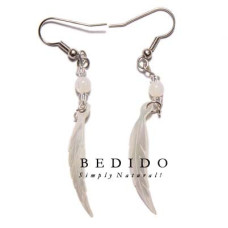 Natural Beads Dangling Earrings