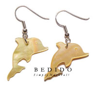 Natural Beads Dangling Earrings