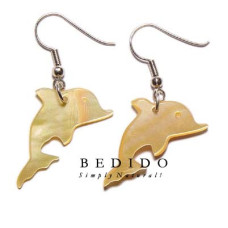 Natural Beads Dangling Earrings