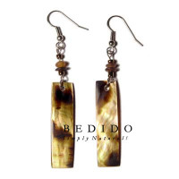 Natural Beads Dangling Earrings