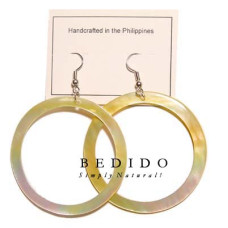 Natural Beads Dangling Earrings