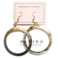 Natural Beads Dangling Earrings