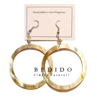Natural Beads Dangling Earrings