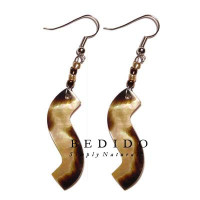 Natural Beads Dangling Earrings