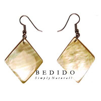 Natural Beads Dangling Earrings