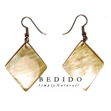 Natural Beads Dangling Earrings
