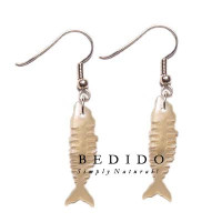 Natural Beads Dangling Earrings