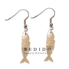 Natural Beads Dangling Earrings