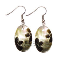 Natural Beads Dangling Earrings