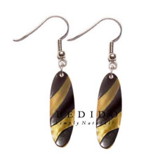 Natural Beads Dangling Earrings