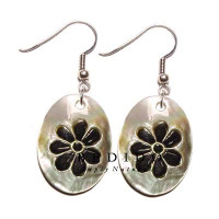 Natural Beads Dangling Earrings