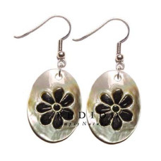Natural Beads Dangling Earrings