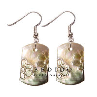 Natural Beads Dangling Earrings
