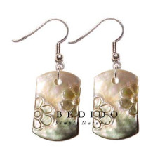 Natural Beads Dangling Earrings