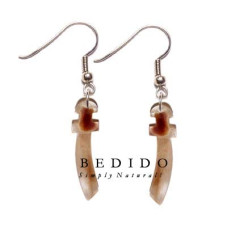 Natural Beads Dangling Earrings