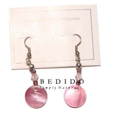 Natural Beads Dangling Earrings