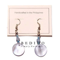 Natural Beads Dangling Earrings