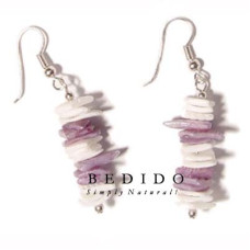 Natural Beads Dangling Earrings