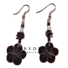 Natural Beads Dangling Earrings