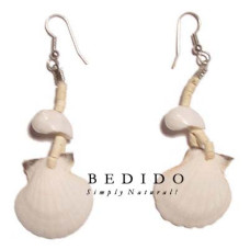 Natural Beads Dangling Earrings