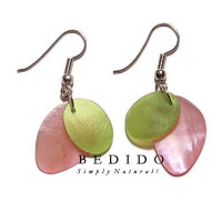 Natural Beads Dangling Earrings