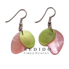 Natural Beads Dangling Earrings
