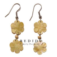 Natural Beads Dangling Earrings