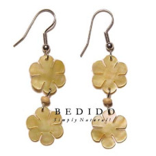 Natural Beads Dangling Earrings