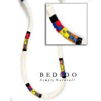 Natural White Shell Beads Necklace