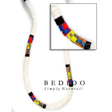 Natural White Shell Beads Necklace