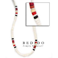 Natural White Shell Beads Necklace