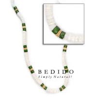 Natural White Shell Beads Necklace