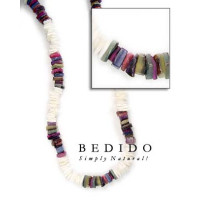 Natural White Shell Beads Necklace