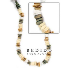 Natural White Shell Beads Necklace
