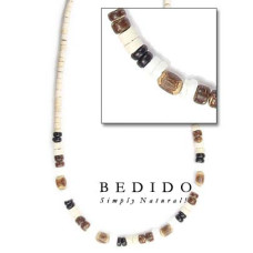 Natural White Shell Beads Necklace