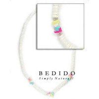 Natural White Shell Beads Necklace
