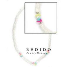 Natural White Shell Beads Necklace