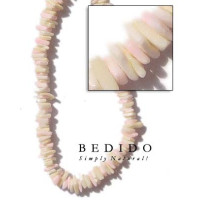 Natural White Shell Beads Necklace