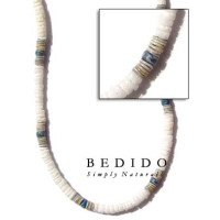 Natural White Shell Beads Necklace