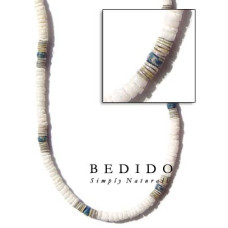 Natural White Shell Beads Necklace