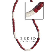 Natural White Shell Beads Necklace