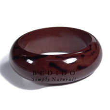 Dark Walnut Tone Wooden bangle