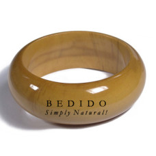 Natural Mahogany Tone Wood Bangle