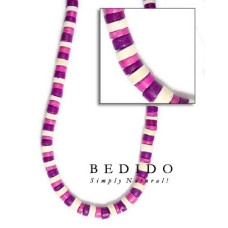 Two Tone Color Natural Beads Necklace