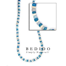 Two Tone Color Natural Beads Necklace