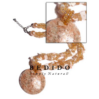 3 LAYERS GLASS BEADS/PINK Weekly Jewelry Specials