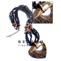 3 ROWS BLACK GLASS Weekly Jewelry Specials