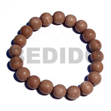 Wooden Beads Bracelets Natural Beads Round Rosewood Beads